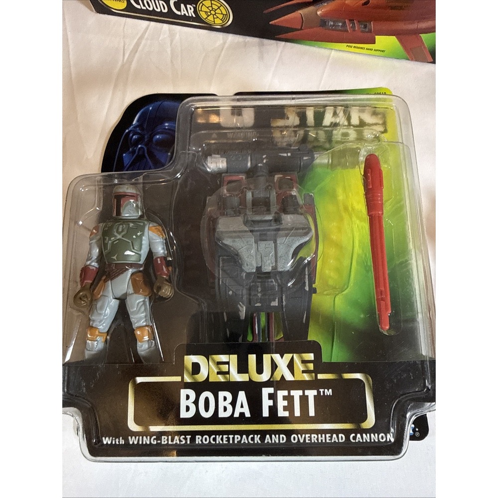 Kenner Star Wars Power of the Force Deluxe Boba Fett Action Figure 1996 NIB